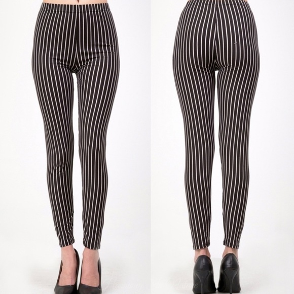 New Mix Pants - New! Clearance 🔥 Buttery Soft Brushed Striped Leggings